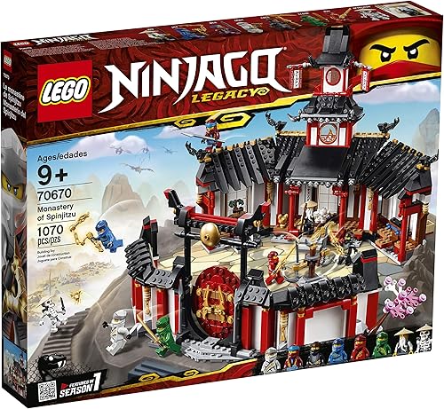 Miniatura 4 de LEGO NINJAGO Legacy Monastery of Spinjitzu 70670 Kit de construcción de juguete de batalla incluye armas de juguete Ninja y equipo de entrenamiento