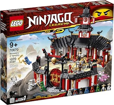 LEGO Ninjago Legacy Monastery of Spinjitzu 70670 Building Kit New 2019 (1070 Pieces)