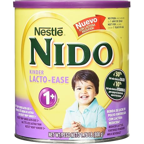 Nestlé NIDO Lacto-Ease 1+ Reduced Lactose Fortified Powdered Milk Beverage
