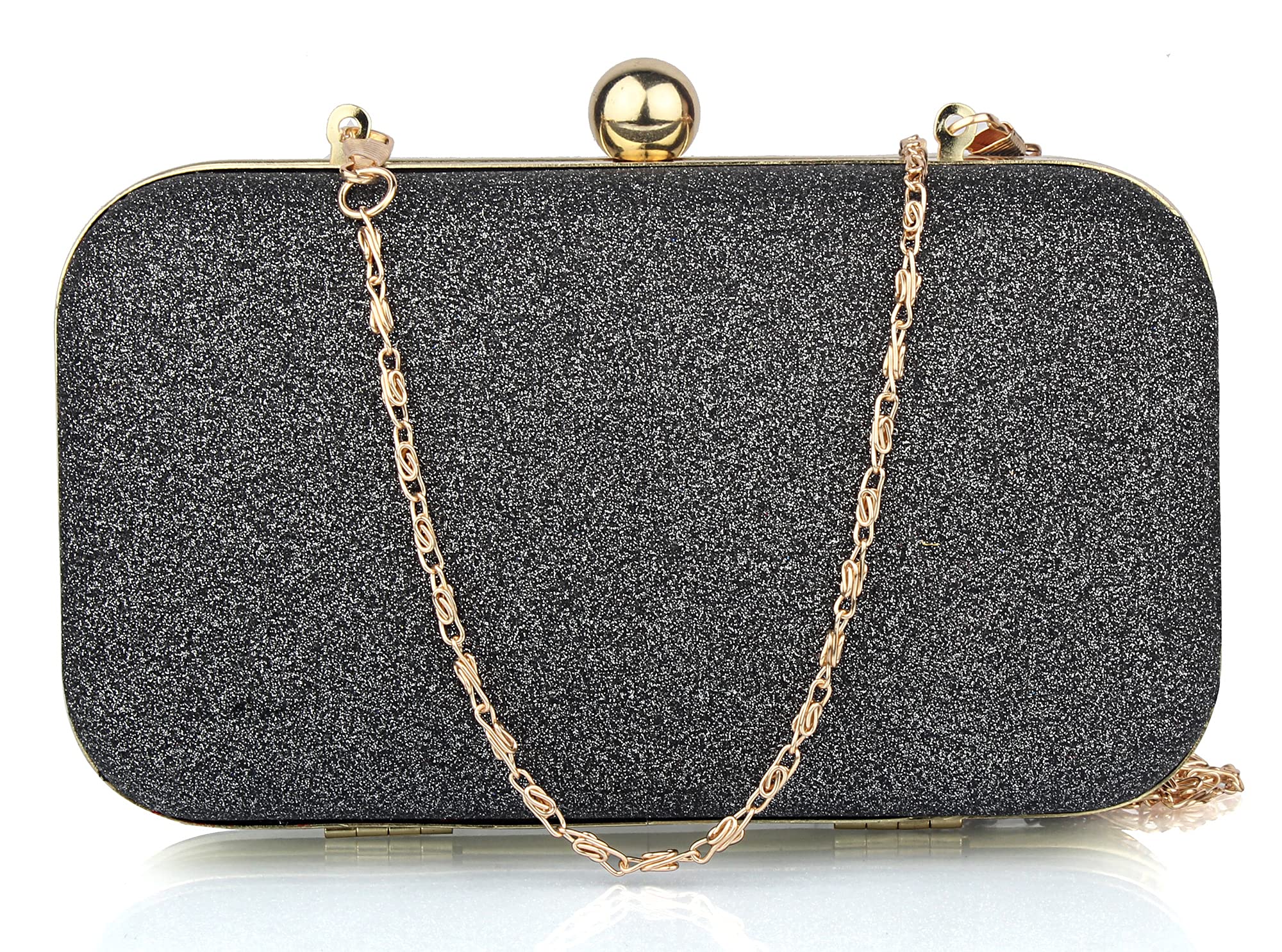Mammon Clutch Purse for Women (Black) (B091MQKK79) Amazon Price History, Amazon Price Tracker