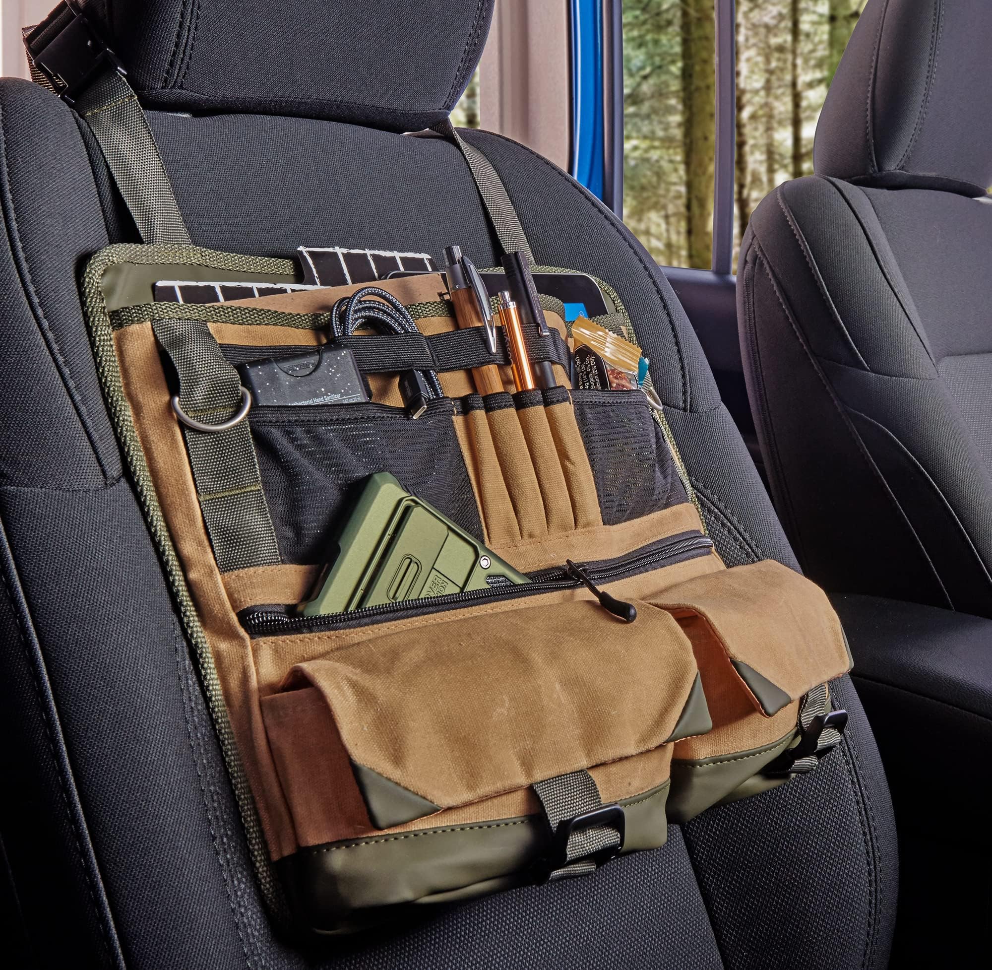 Amazon.com: High Road Cairn Car Front Seat Organizer with Multipurpose ...