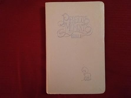 Bib Holy Bible Precious Moments New King James Version/Keepsake Edition/Violet Mist Lather Flex