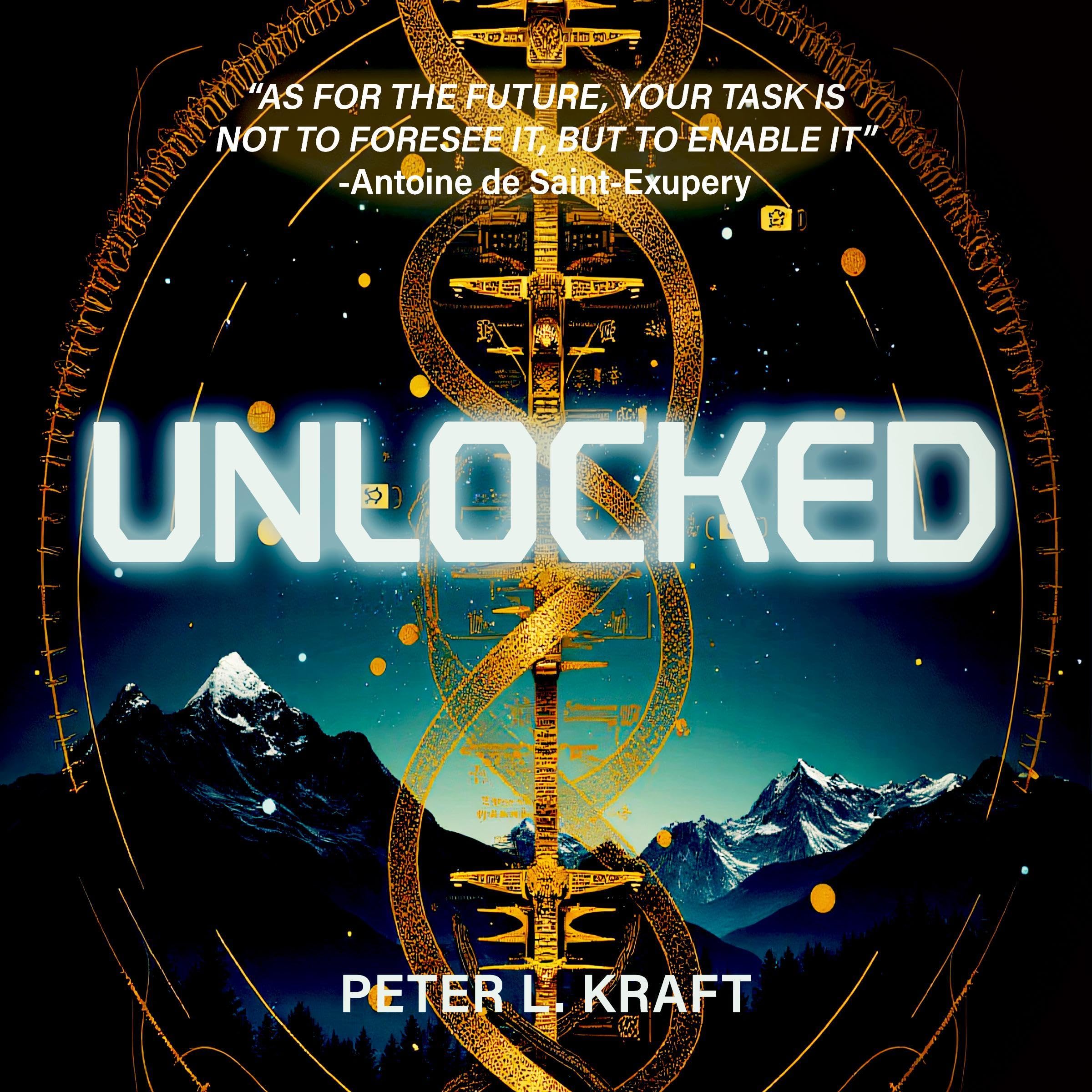 Cover art for Unlocked: The Dawn of Unlocking Superhuman Abilities
