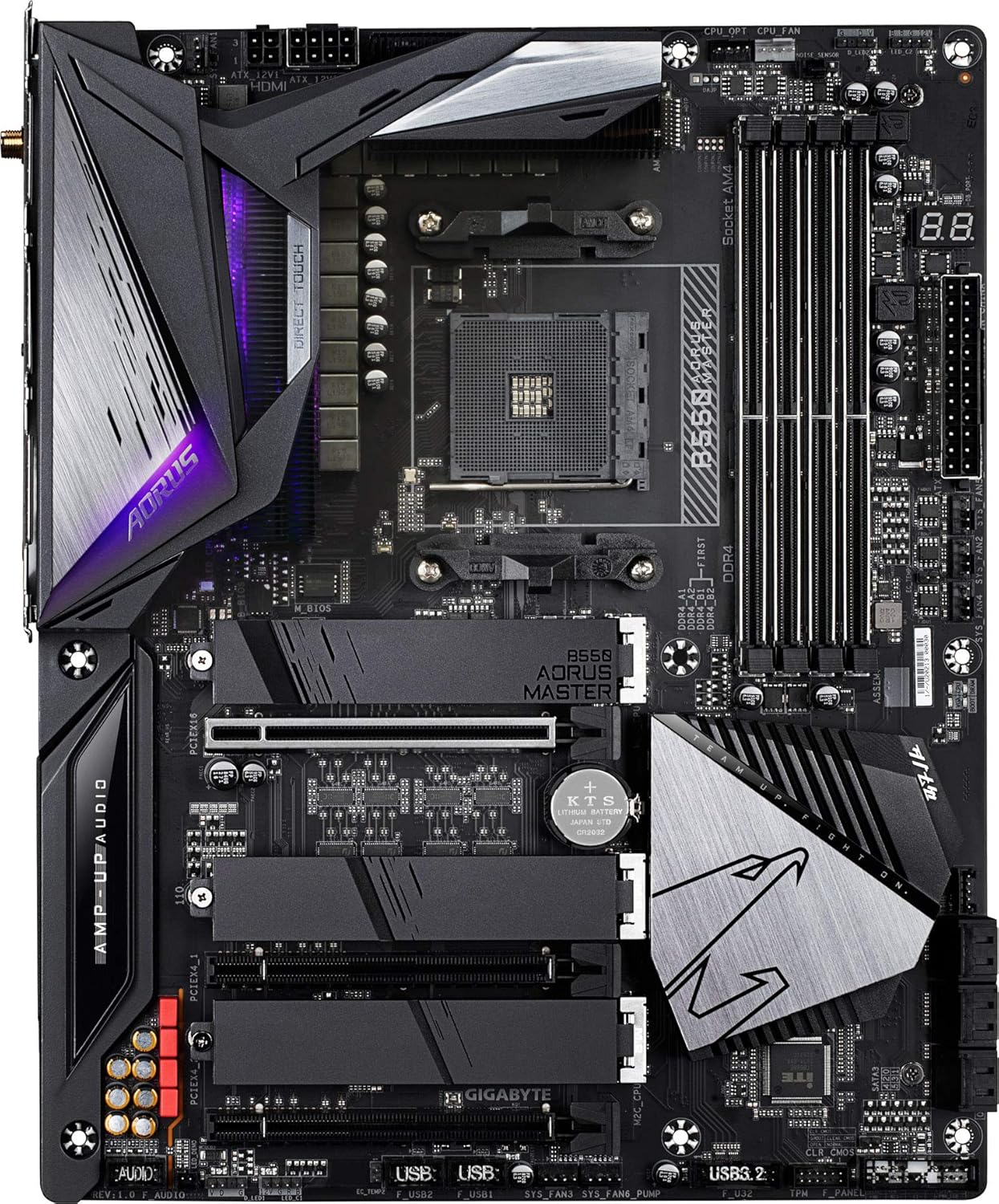 Gigabyte AMD B550 Aorus Master Socket AM4 ATX DDR4-SDRAM Motherboard