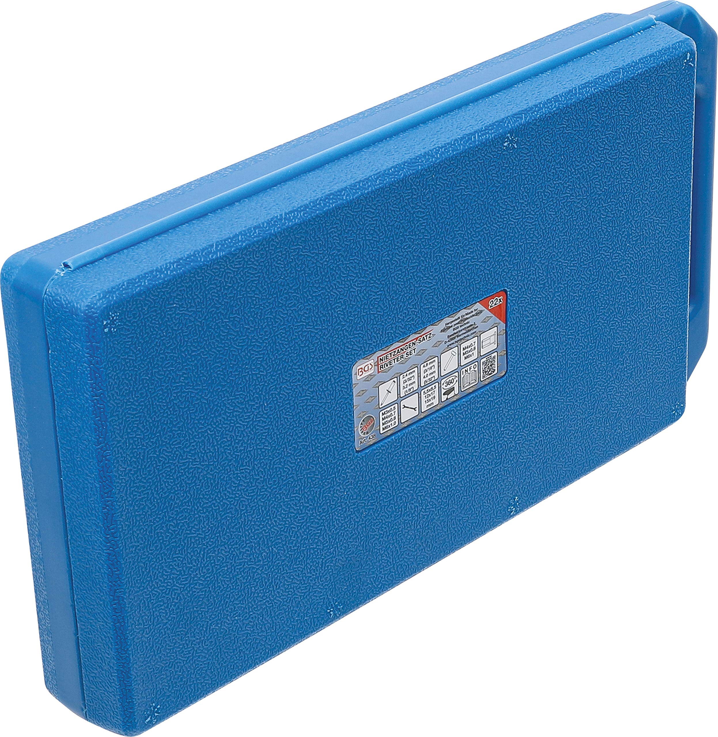 BGS 438 | Serie di rivettatrici | per rivetti standard, dadi e gambi per rivetti