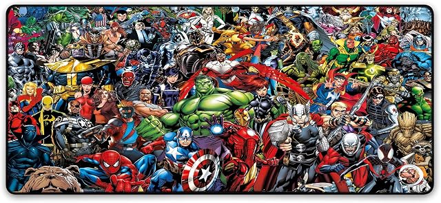 GamingPadsUK XXL Comic Character Gaming Mouse Pad Mat Extended Professional Large PC Desk Office Accessory - (2 Sizes) (Extended (70cm * 30cm))
