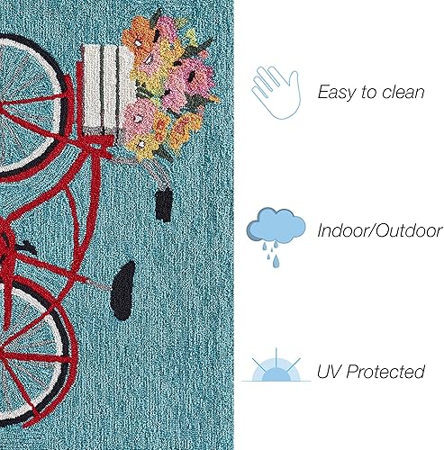 Miniatura 4 de Liora Manne FrontPorch - Alfombra para interiores y exteriores, diseño novedoso, enganchada a mano, resistente a la intemperie, estabilizada a los