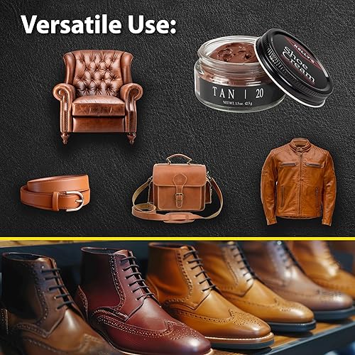 Miniatura 166 de Kelly's Shoe Cream - Pomada profesional para zapatos, 1.5 onzas, varios colores disponibles, Blanco B079VSF86S