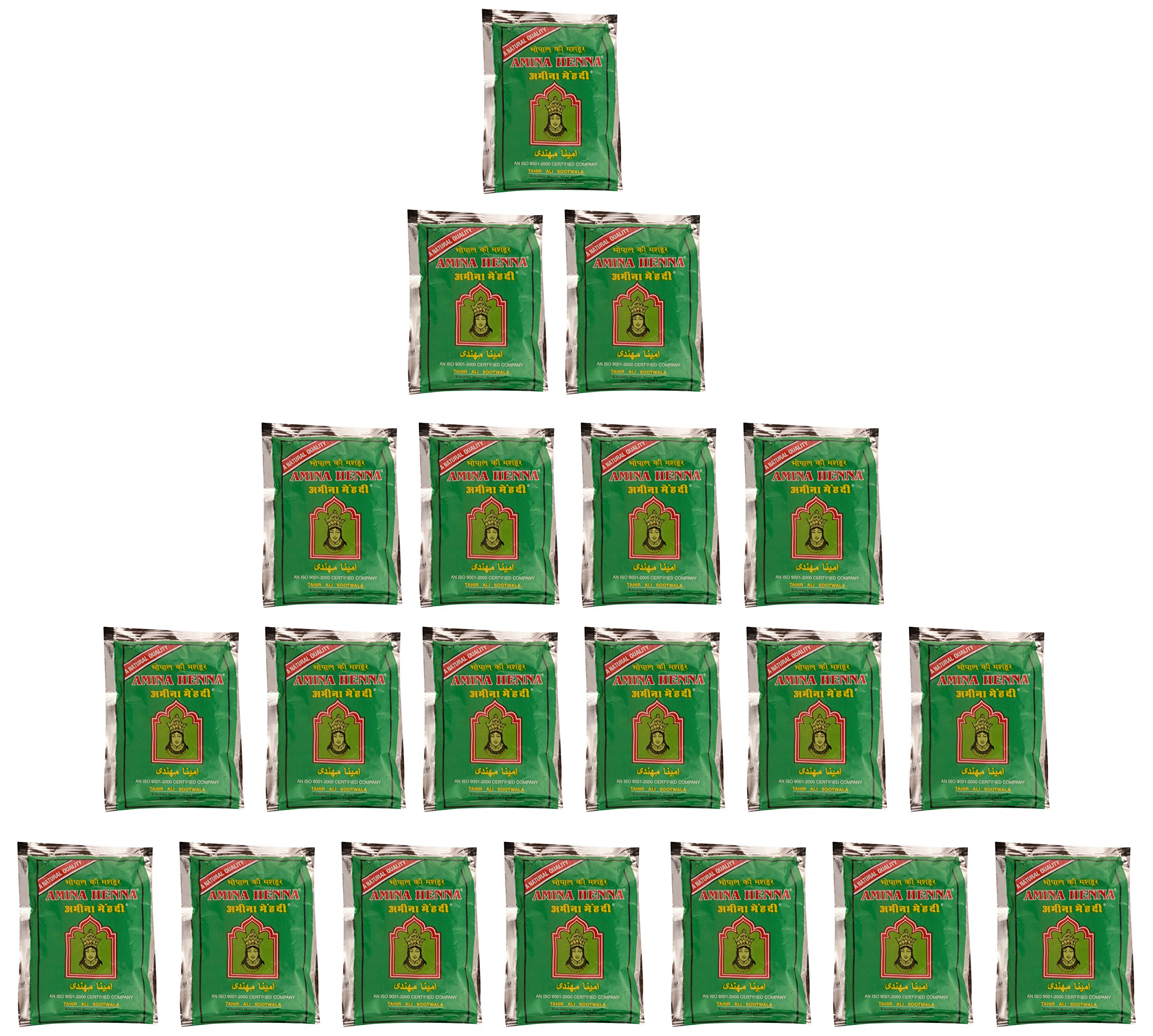 Sponsored Ad - Amina Henna Mehndi, Green, 600 g (Pack of 20)