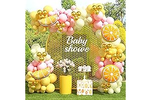 Lemon Garland Balloon Arch Kit