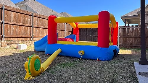 Miniatura 5 de CoMiracle - Sopladores de aire inflables, 950 W, 1.25 HP, castillo inflable para exteriores, soplador de toboganes