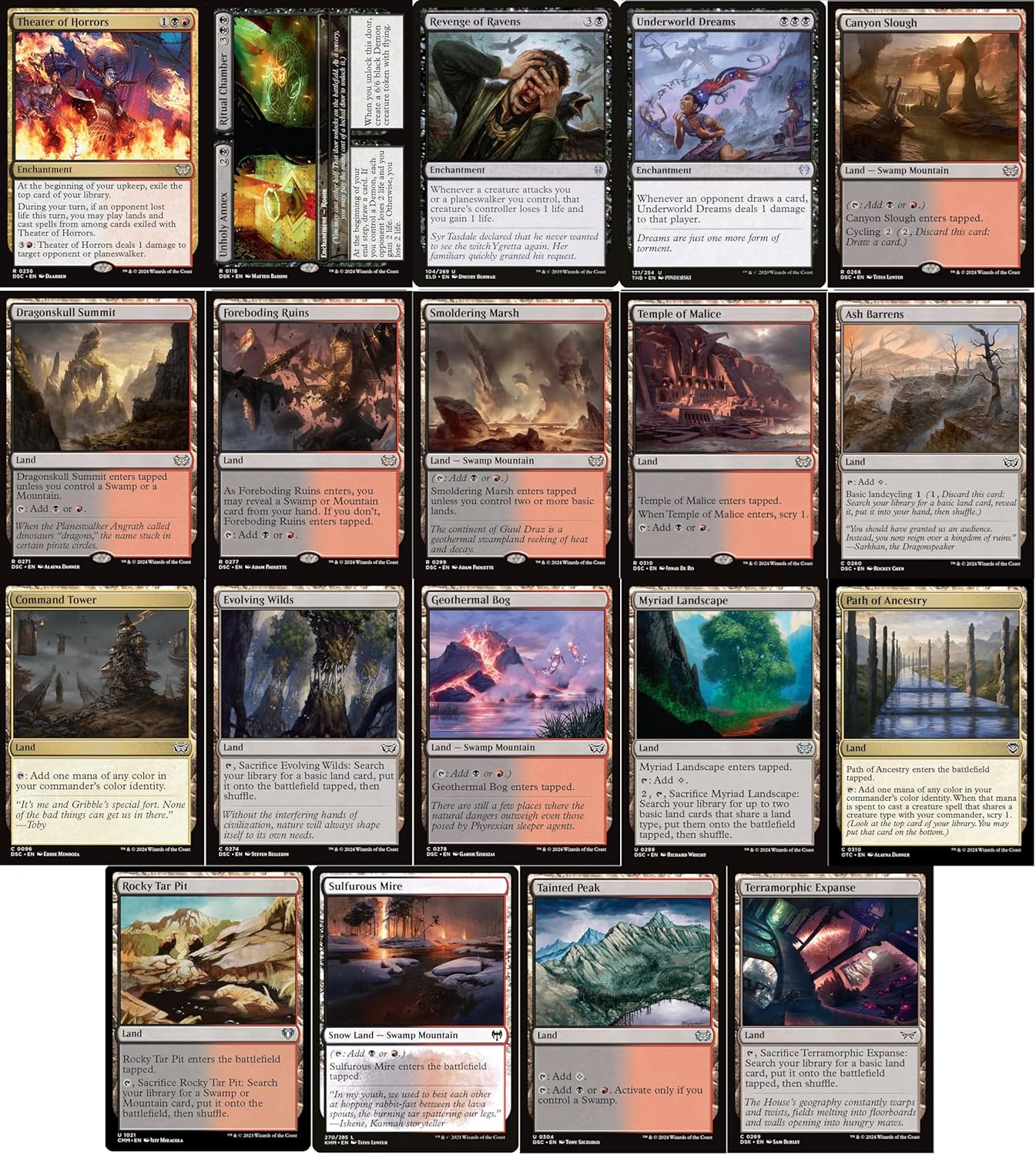 Elite Commander Demon Deck - Valgavoth, Harrower of Souls - Rakdos Black Red - EDH cEDH - 100 Card - Custom MTG Deck - Very Strong!