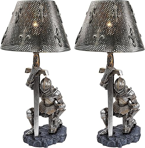 Miniatura 1 de Design Toscano Lámpara escultórica At Battle's End - Juego de 2,22 pulgadas