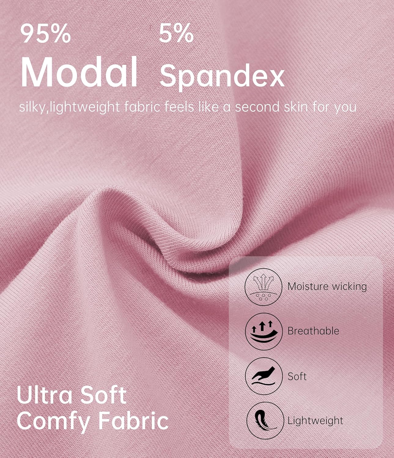 ANLIQI Women's Modal Underwear Soft Hipster Panties for Women Pack Breathable & Moisture Wicking Underwear Ladies Underpants - Image 3