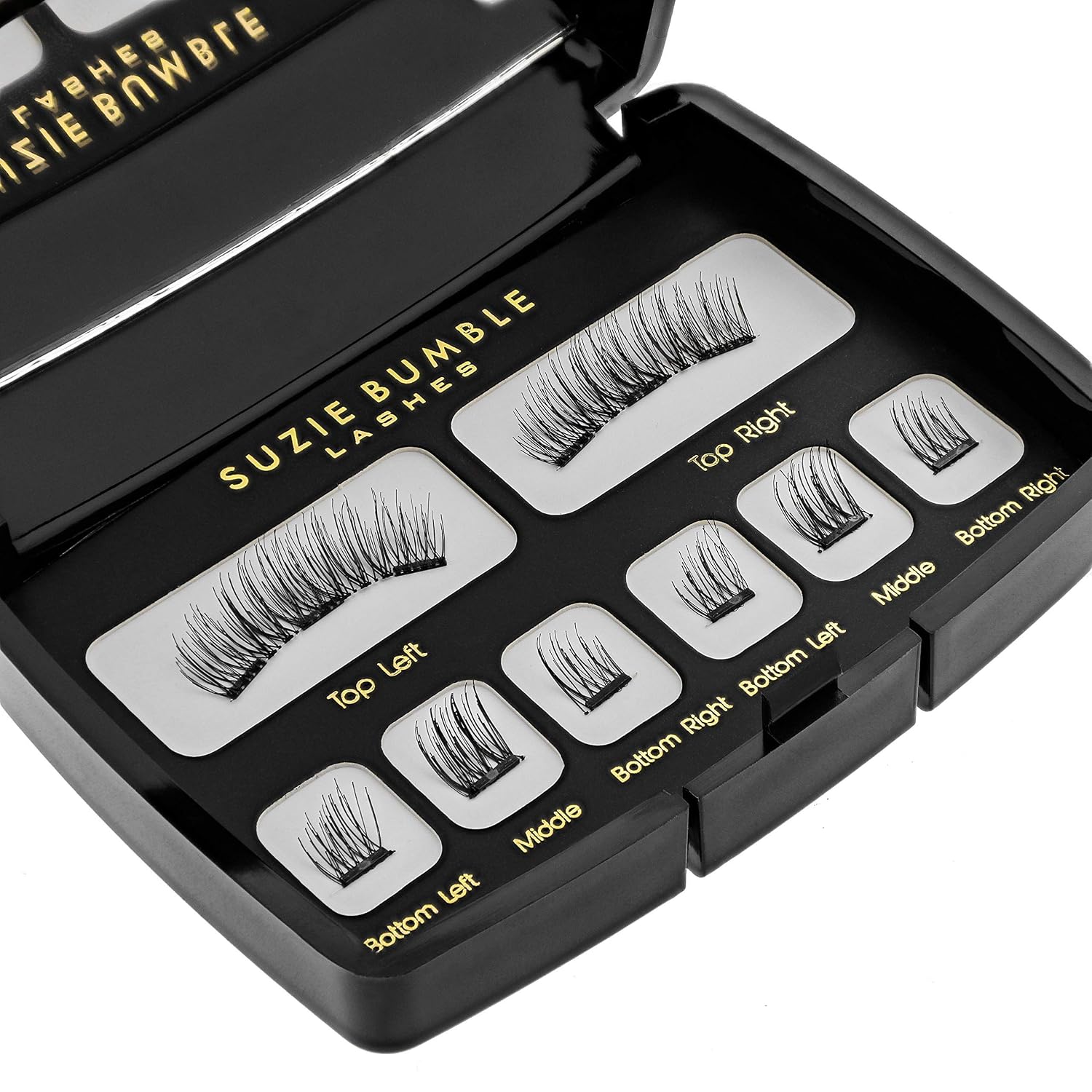 Magnetic Eyelashes Natural Look; Reusable Magnetic Lashes Eyelash Extension Kit - Pestañas Postizas Magneticas - Comes with Beautiful Mirror Travel Case