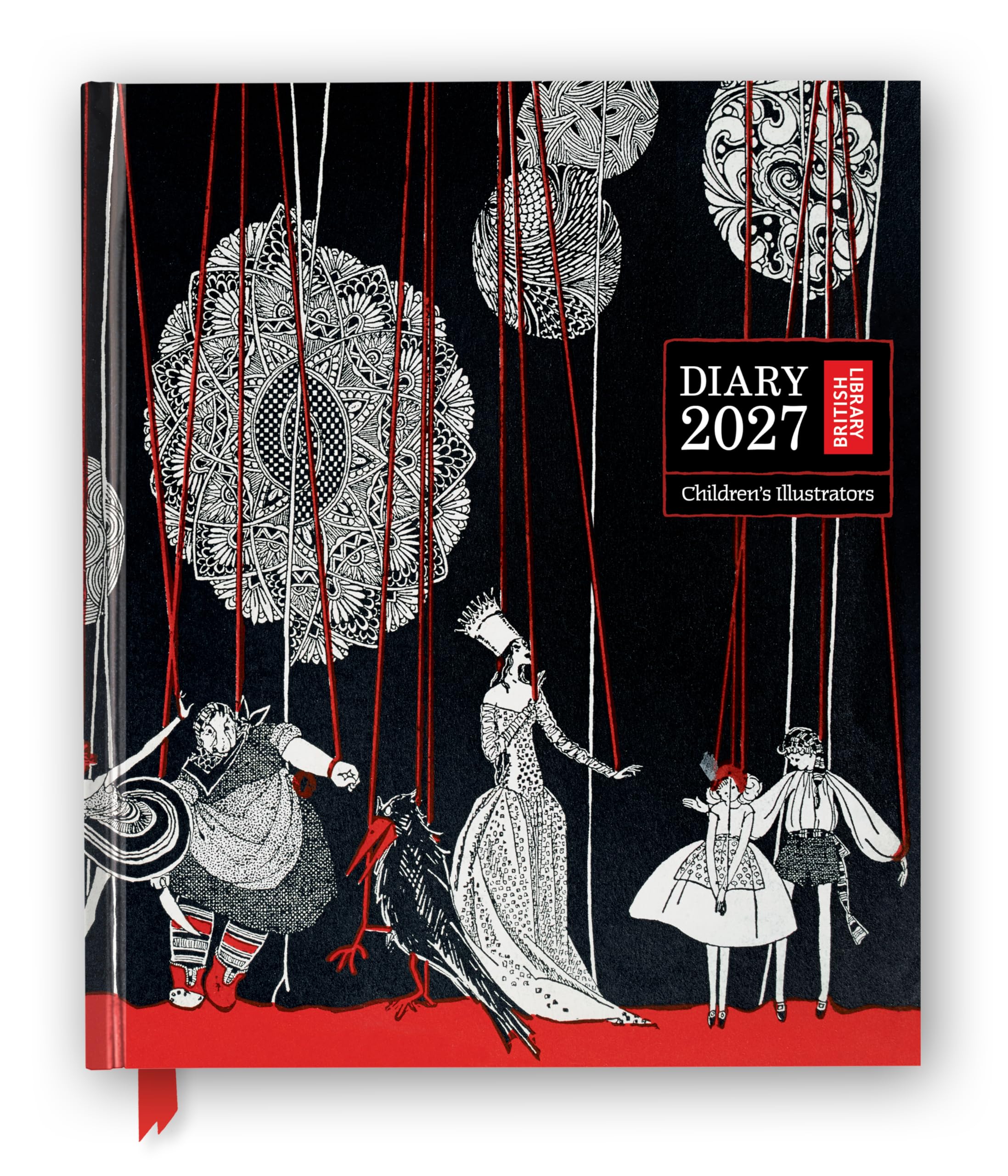 British Library: Children's Illustrators 2027 Desk Diary Planner - Week to View, Illustrated throughout