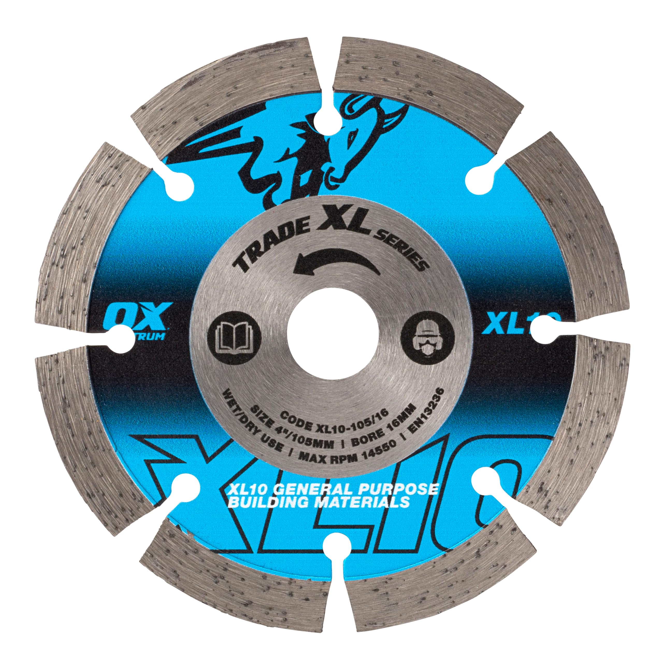 Ox Group Uk Ox Tools Xl10-105/16 Ox Trade Xl-10 Segmented Diamond Blade - General Purpose - 105/16Mm Each