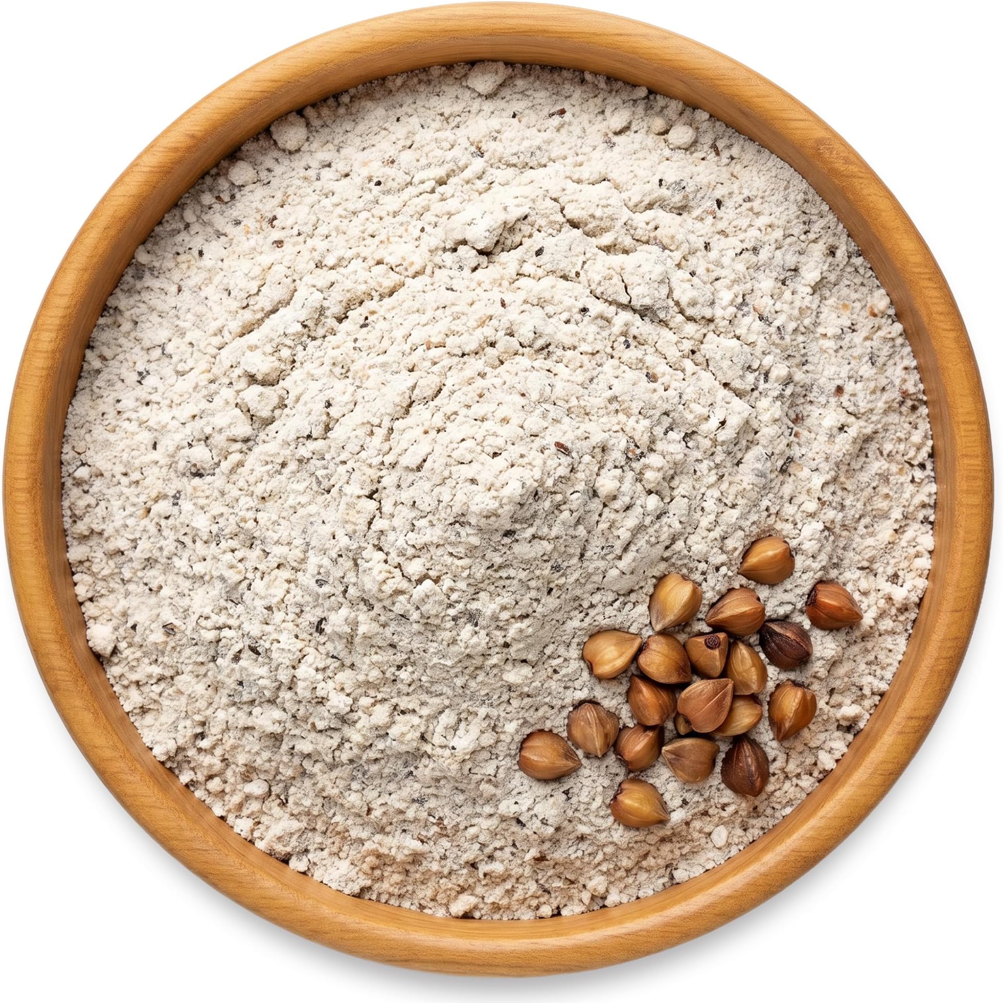 NY Spice Shop Buckwheat Flour - 1 Pound Ground Buckwheat Flour - Finely Ground Kuttu Ka Atta Groats - Natural Buck Wheat Kuttu Atta for Baking, Cooking, Pancake Roti - Kuttu Atta for Traditional Kitchen Recipes