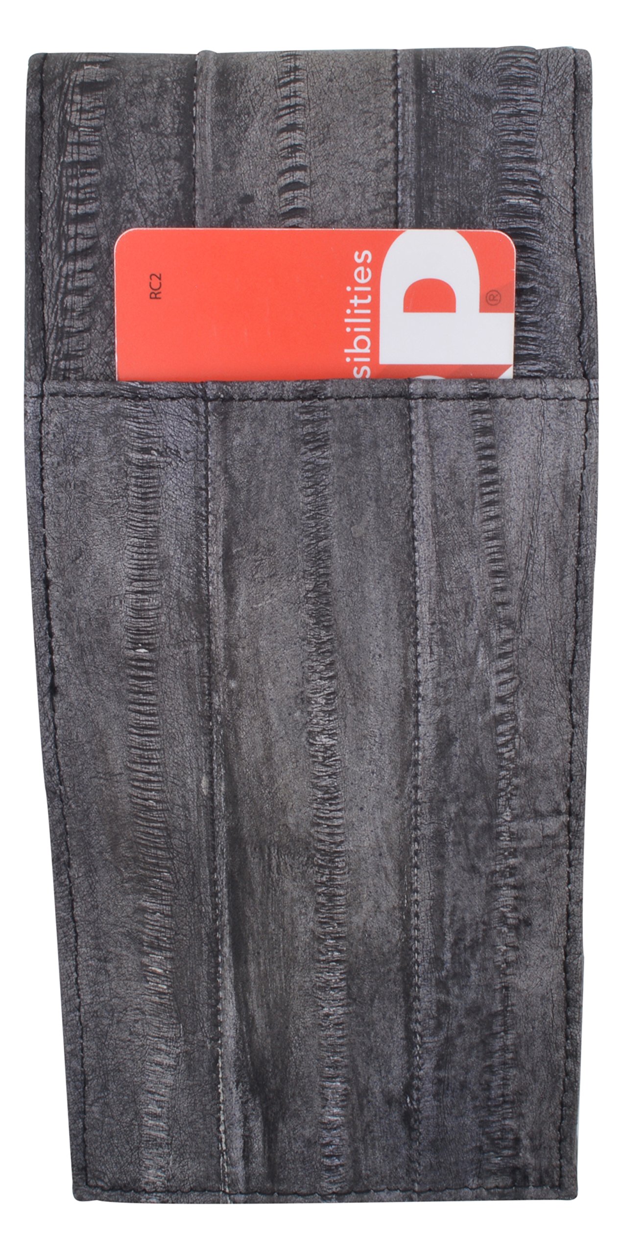 Funda impermeable de piel auténtica de anguila para gafas