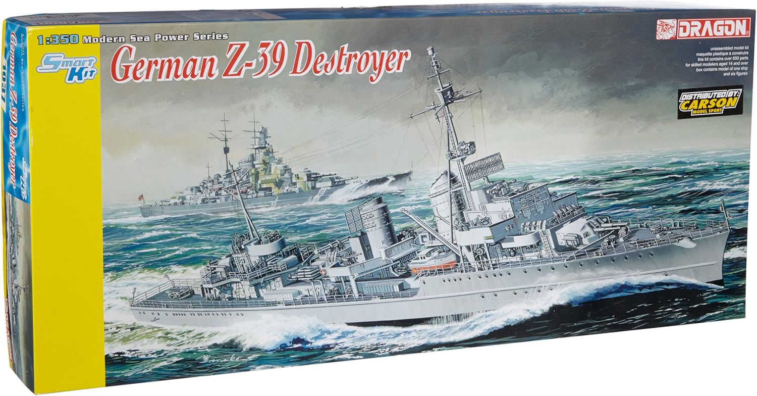 Dragon Models 1/350 German Z-39 Destroyer Smart Kit