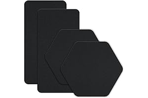 Tenacious Tape Hexagon and Rectangle Gore-TEX Patches - Black
