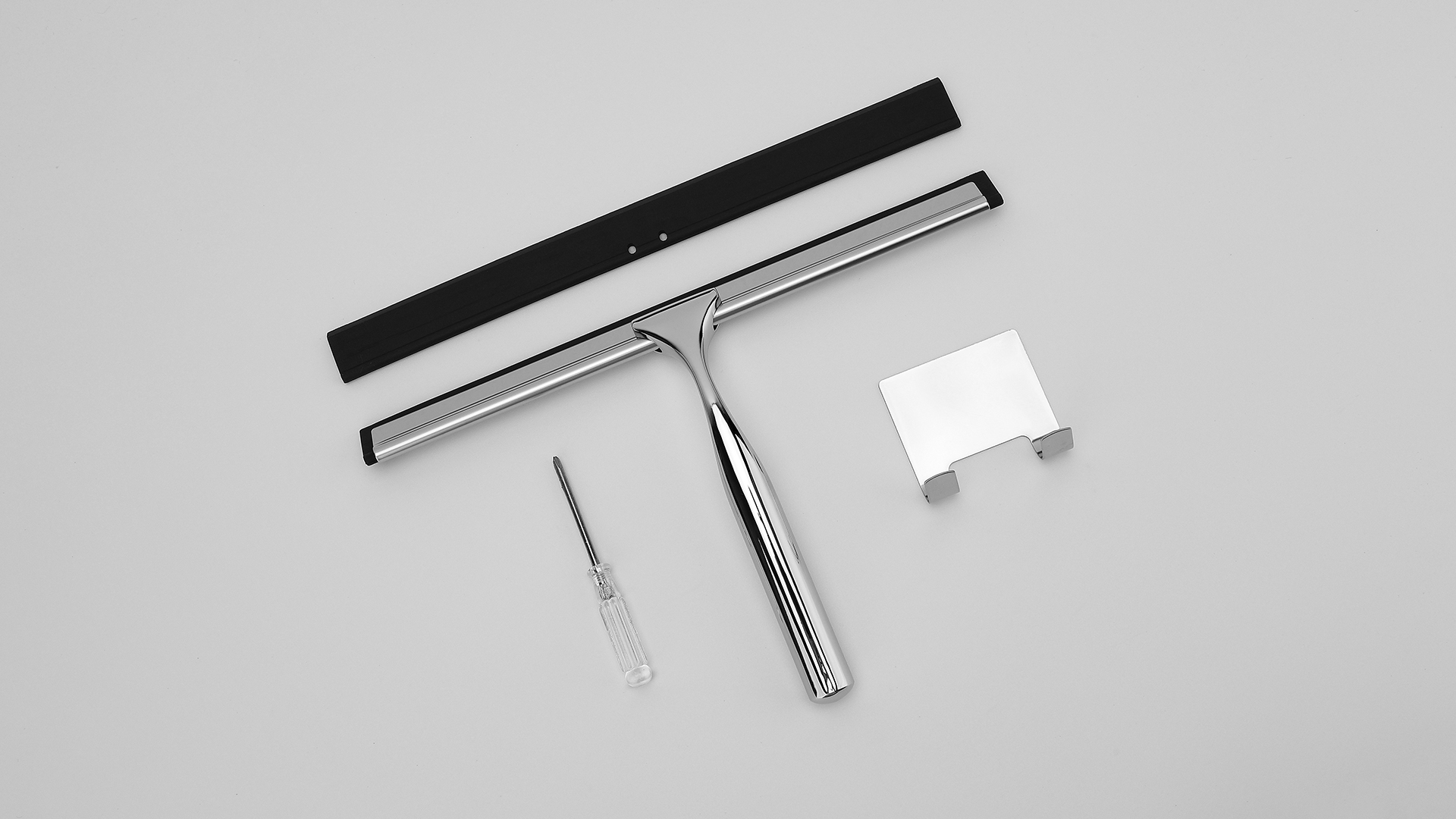 Raclette Douche En Acier INOX, 25cm Raclette De Douche Avec Crochet Raclette Vitre Douche Remplacable Silicone Raclette Salle De Bain Douche Pour Vitre Miroir Carrelage Cuisine Argent 87268003