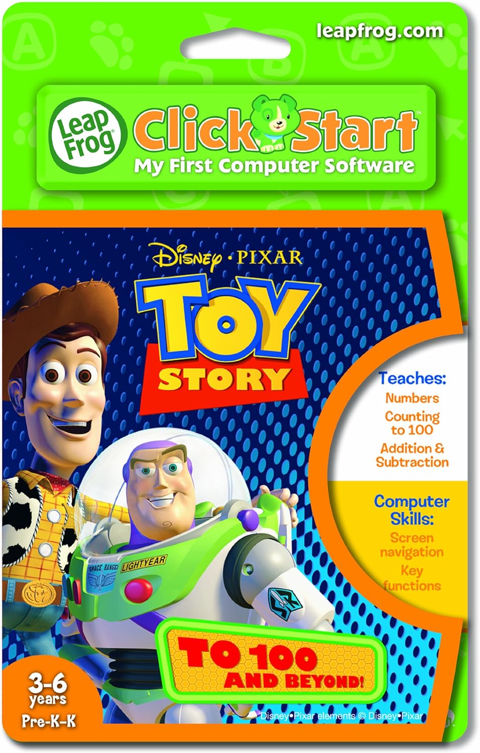 LeapFrog ClickStart Game: Disney-Pixar Toy Story To 100 and Beyond ...