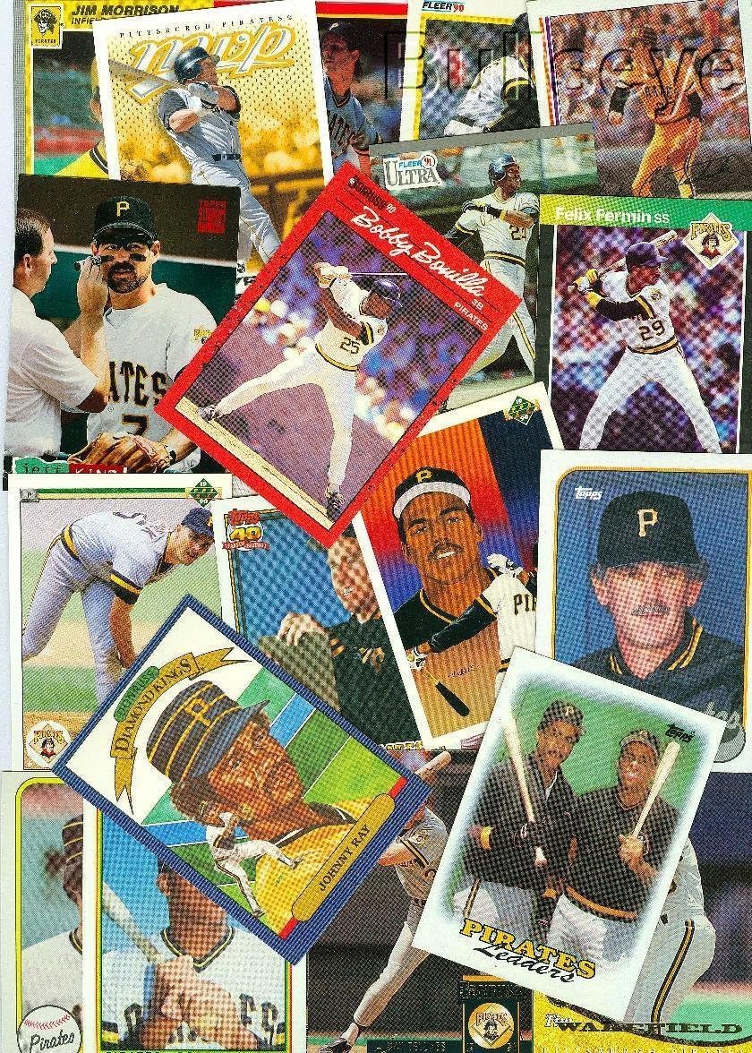 Pittsburgh Pirates Baseball Cards - 200 Card Assortment