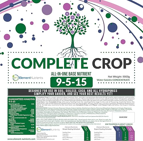 Miniatura 2 de Complete Crop 9-5-15 el mejor alimento vegetal todo en uno para un crecimiento vigoroso y mejores rendimientos (176.37 oz)