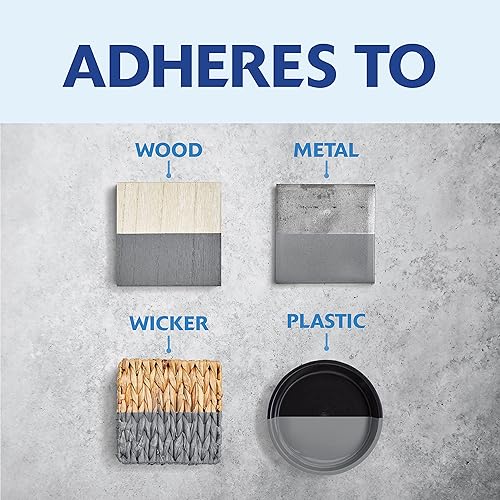 Miniatura 4 de Rust-Oleum 249078 Painter's Touch 2X Ultra Cover - Pintura en aerosol, 12 onzas, granito satinado (paquete de 2)