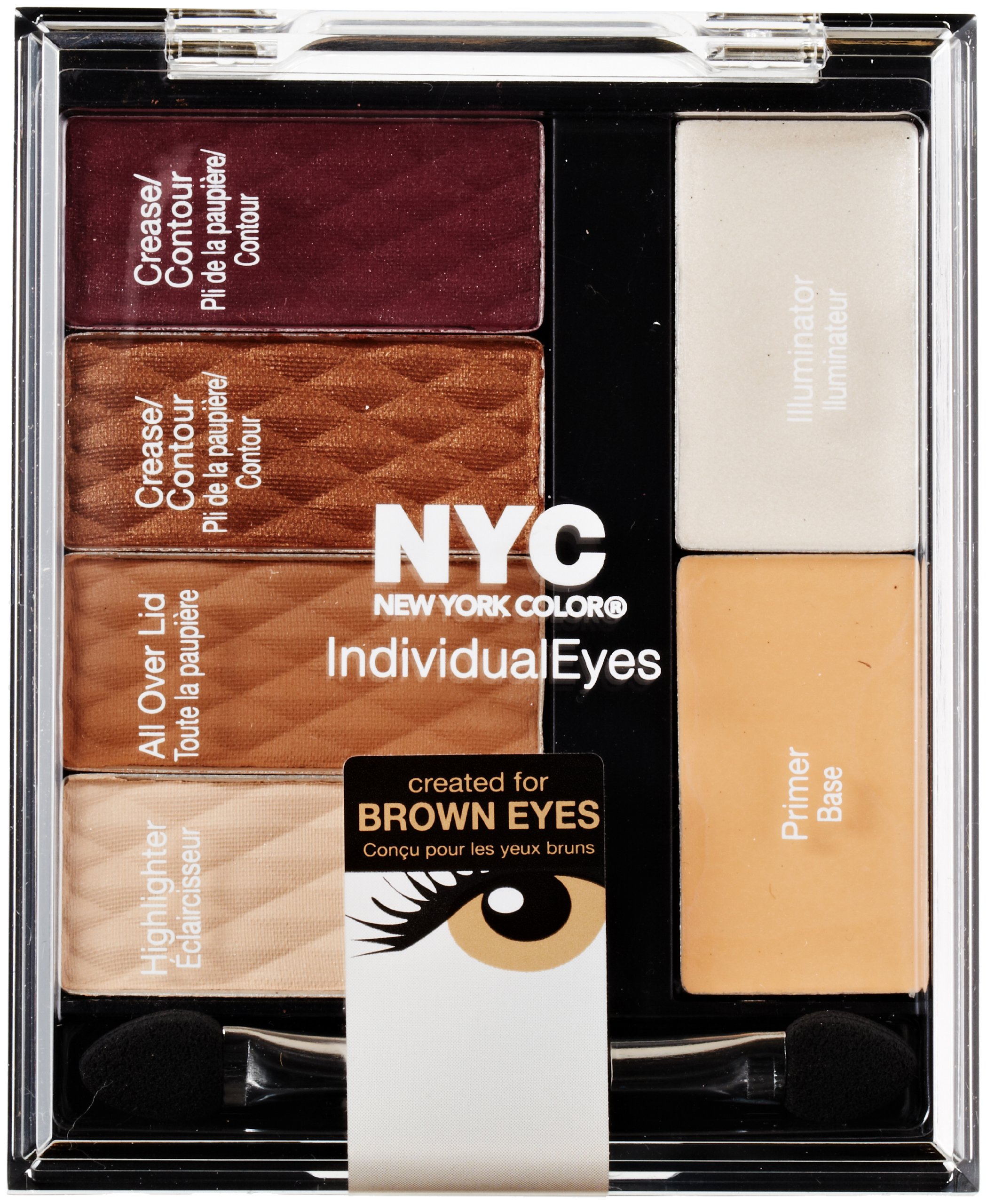 New York Color Individualeyes Custom Compact, Union Square for Brown Eyes, 0.051 Ounce