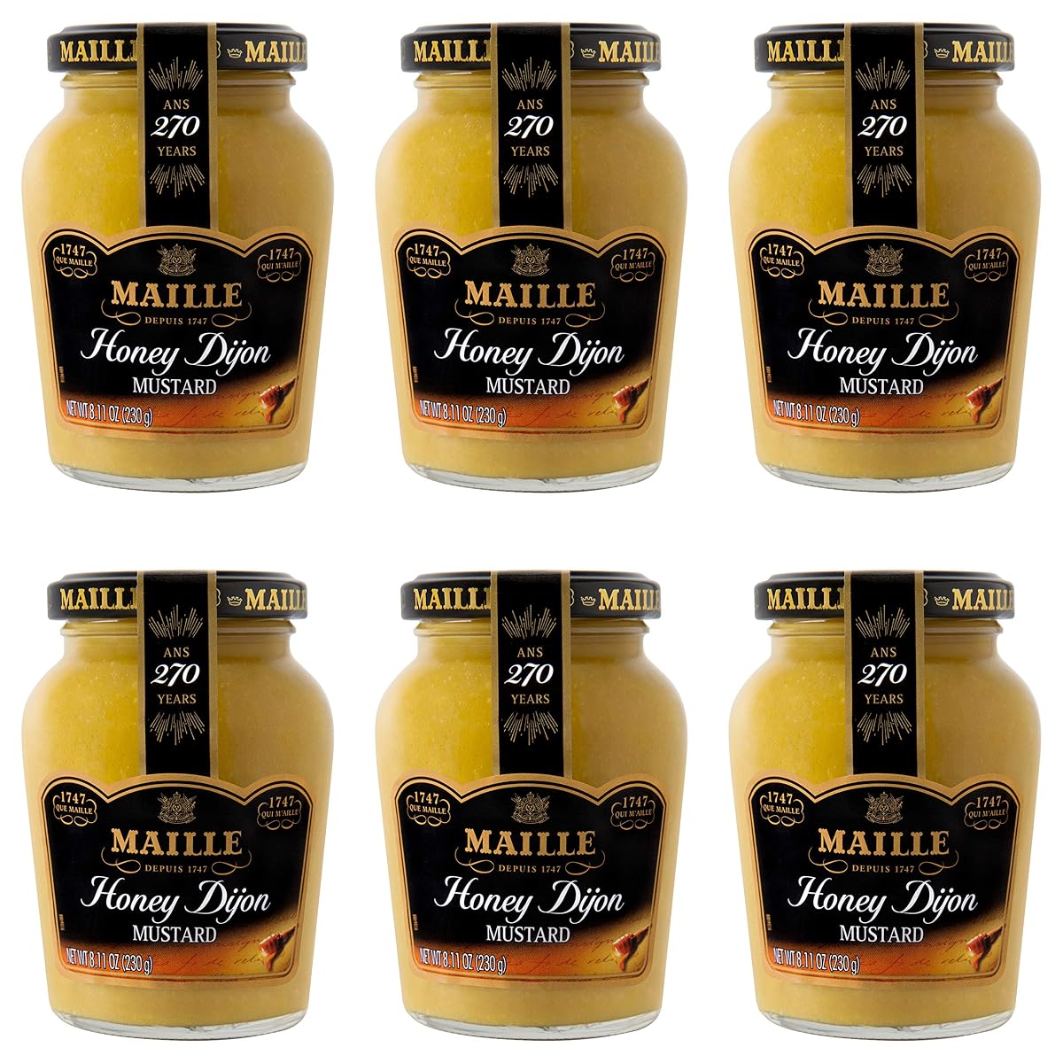 Maille Mustard Honey Dijon for Vinaigrettes, Glazed Vegetables