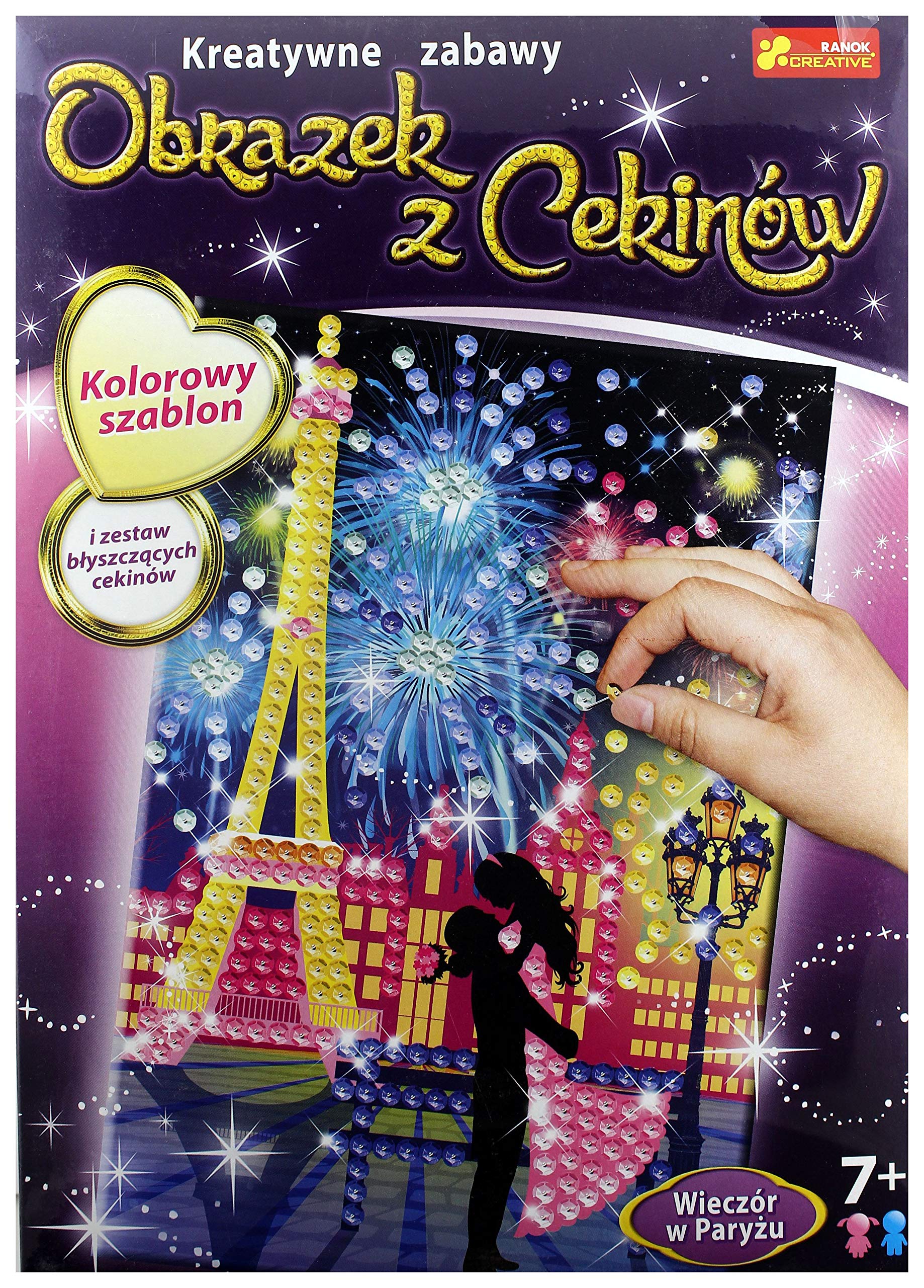 RANOK CREATIVE Obrazek z CekinĂlw. WieczĂlr w ParyĹzu