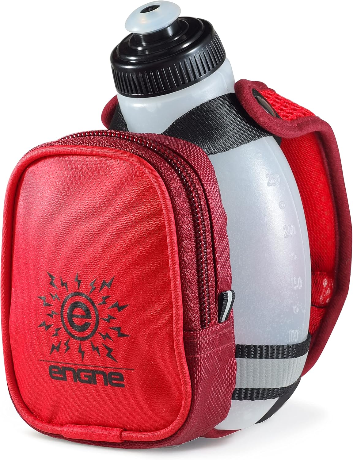 NGN Sport - Running Water Bottle Handheld | Hydration Bottle & Pack with Zippered Pocket - 10 oz