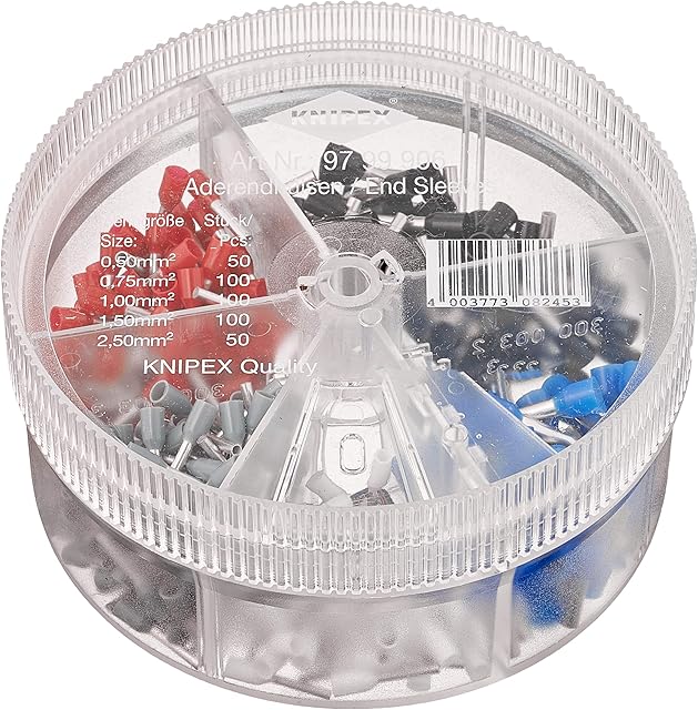 Knipex Assortment Boxes with insulated wire ferrules 97 99 906
