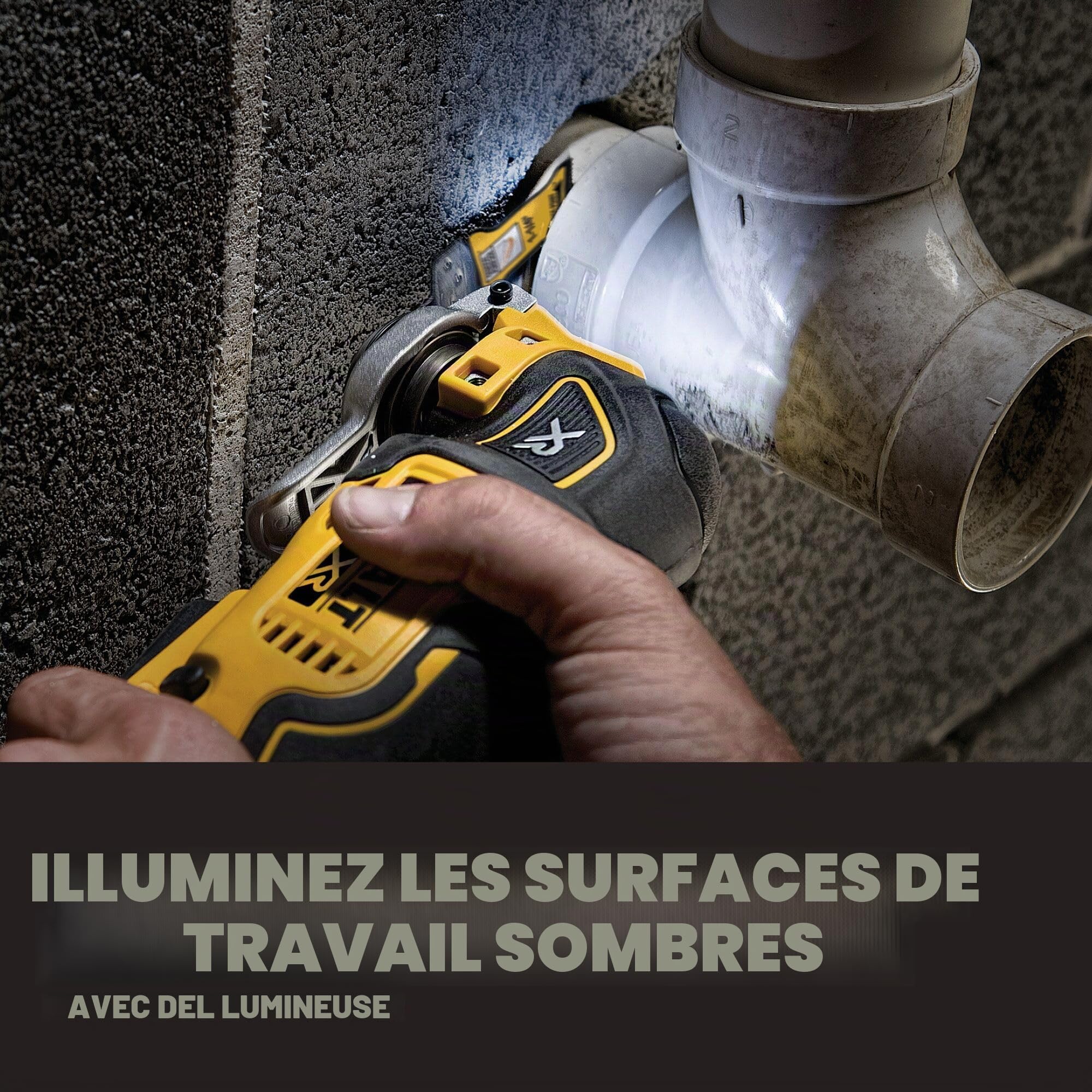 DEWALT Kit d'outils multifonctions oscillants XR 20 V MAX à vitesse variable (DCS356D1)