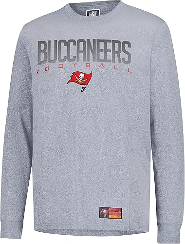 Miniatura 31 de Ultra Game Camiseta de manga larga oficial de la NFL para llevar el día del partido, para hombre Negro -,Gris Caliente Carbón,Gris