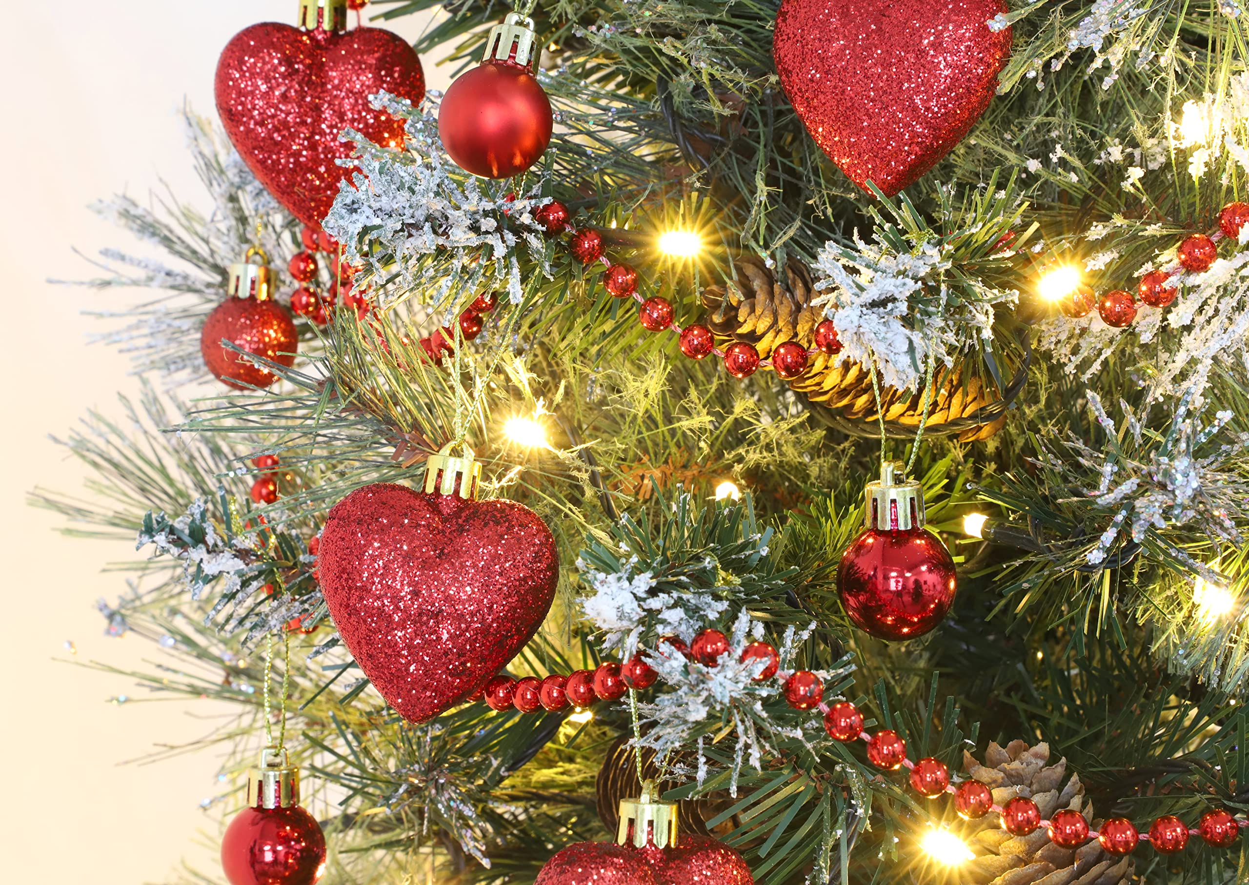 Cuore Natale I Nostri 10 Migliori Christmas Concepts Confezione Di - Natale  Palline Di Natale Verde Salvia, image size:2560x1815