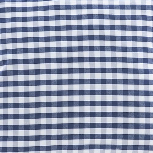 Miniatura 10 de Linon Troyin - Rincón de almacenamiento de madera blanca con cojines y almohadas azul marino