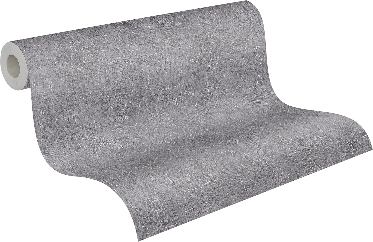 A.S. Création Plain Wallpaper Trendwall Non-Woven 10.05 m x 0.53 m Grey Made in Germany 380891 38089-1