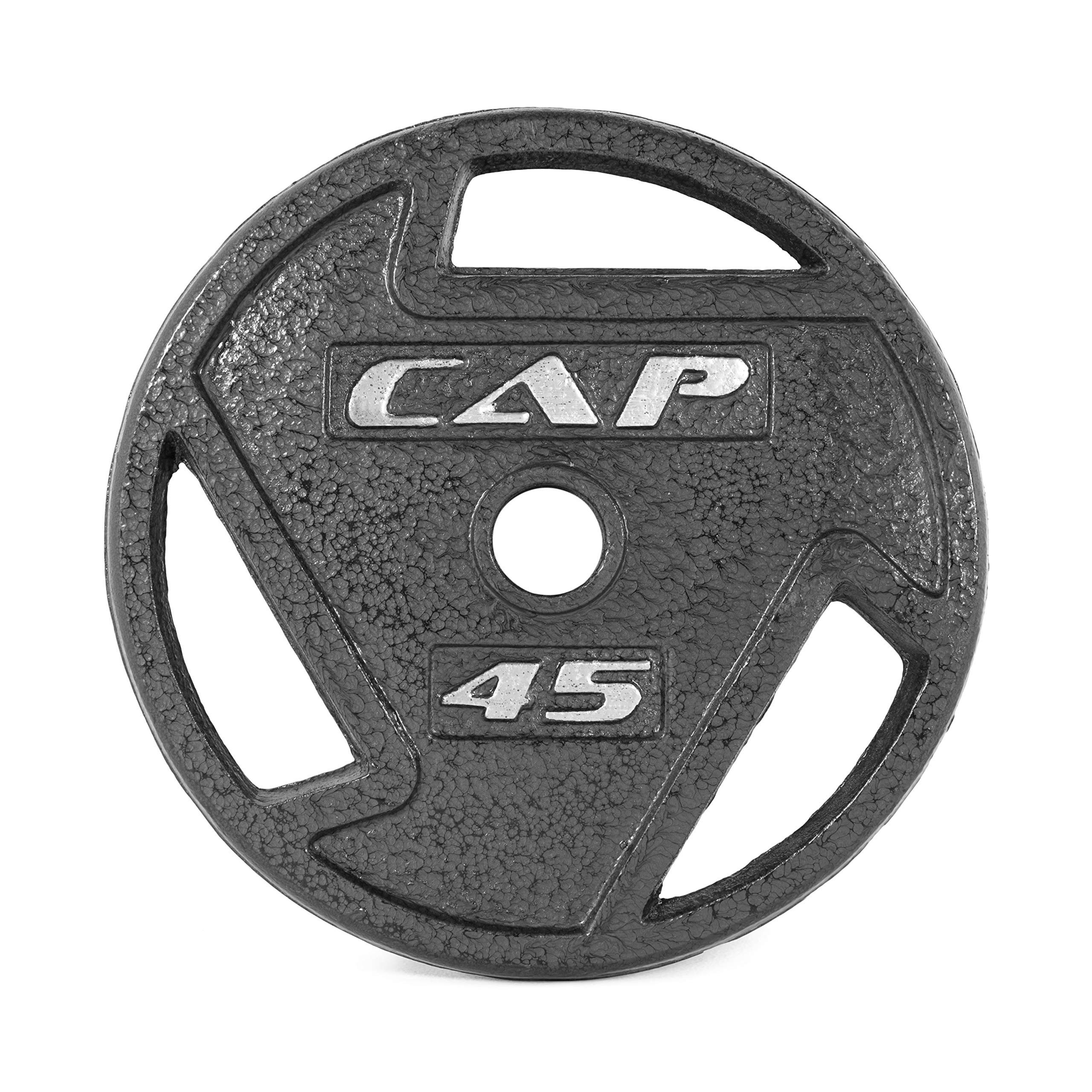 Cap Cast Iron 2" Olympic Grip Plate for Strength Training, Muscle Toning, Weight Loss & Crossfit - Multiple Choices Available, Sold in Single