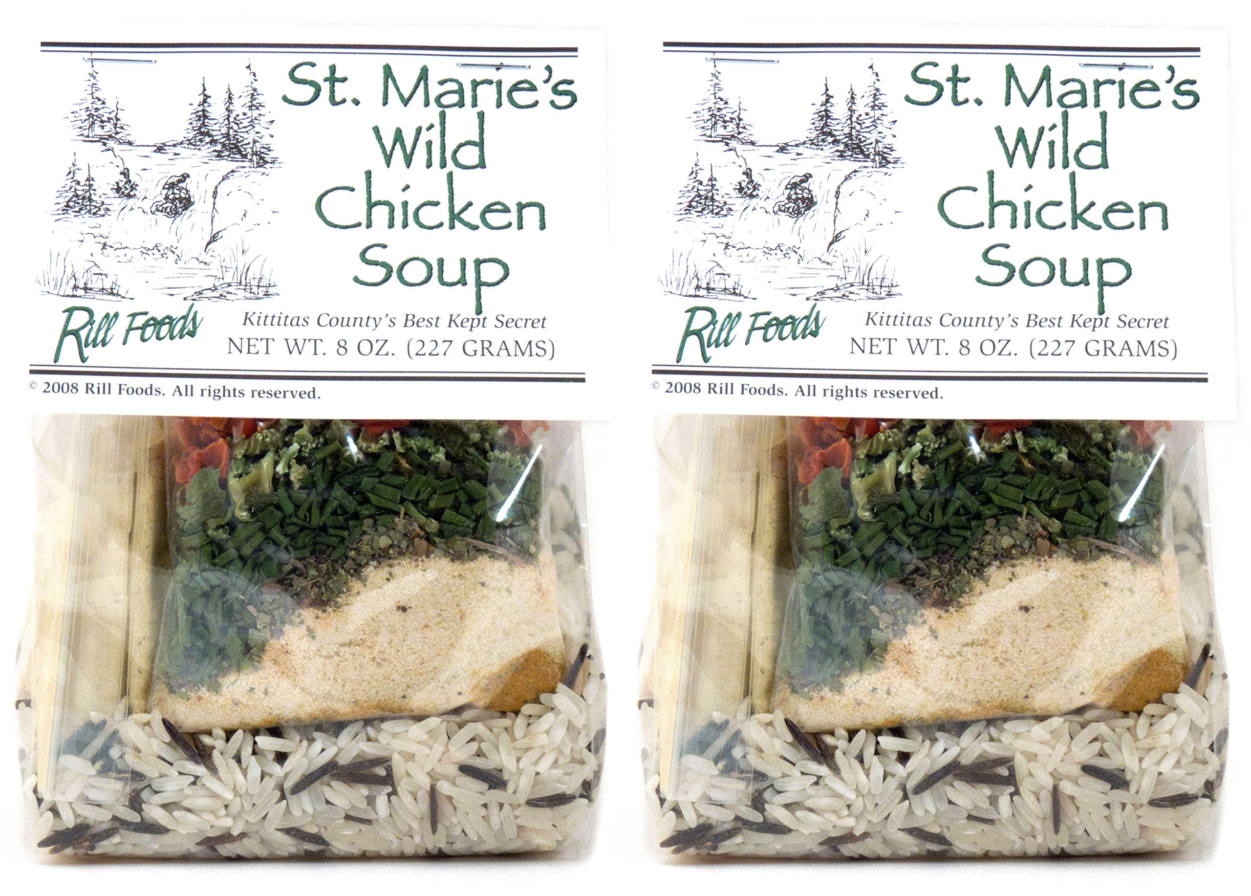 Rill Foods St. Marie's Wild Chicken Soup Mix 8 oz each (2-Pack)