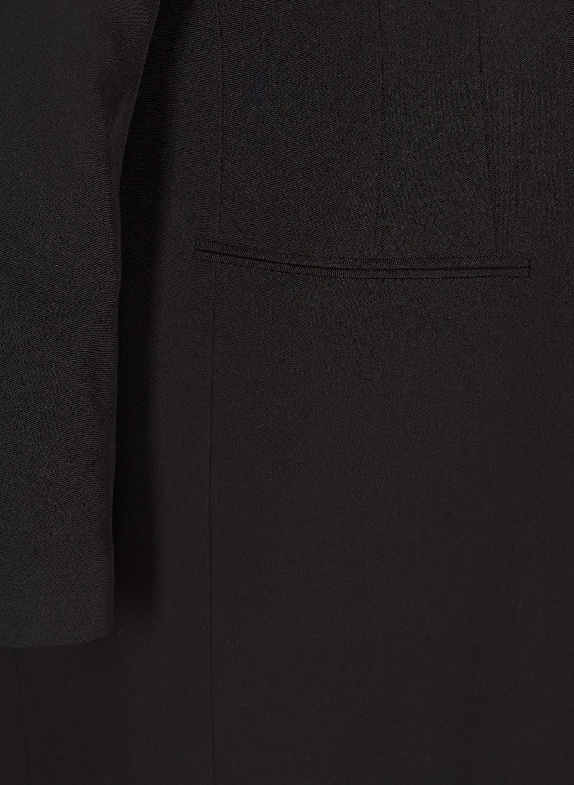 Zizzi Damen Große Größen Blazer Lang Kragen Knopf Gr