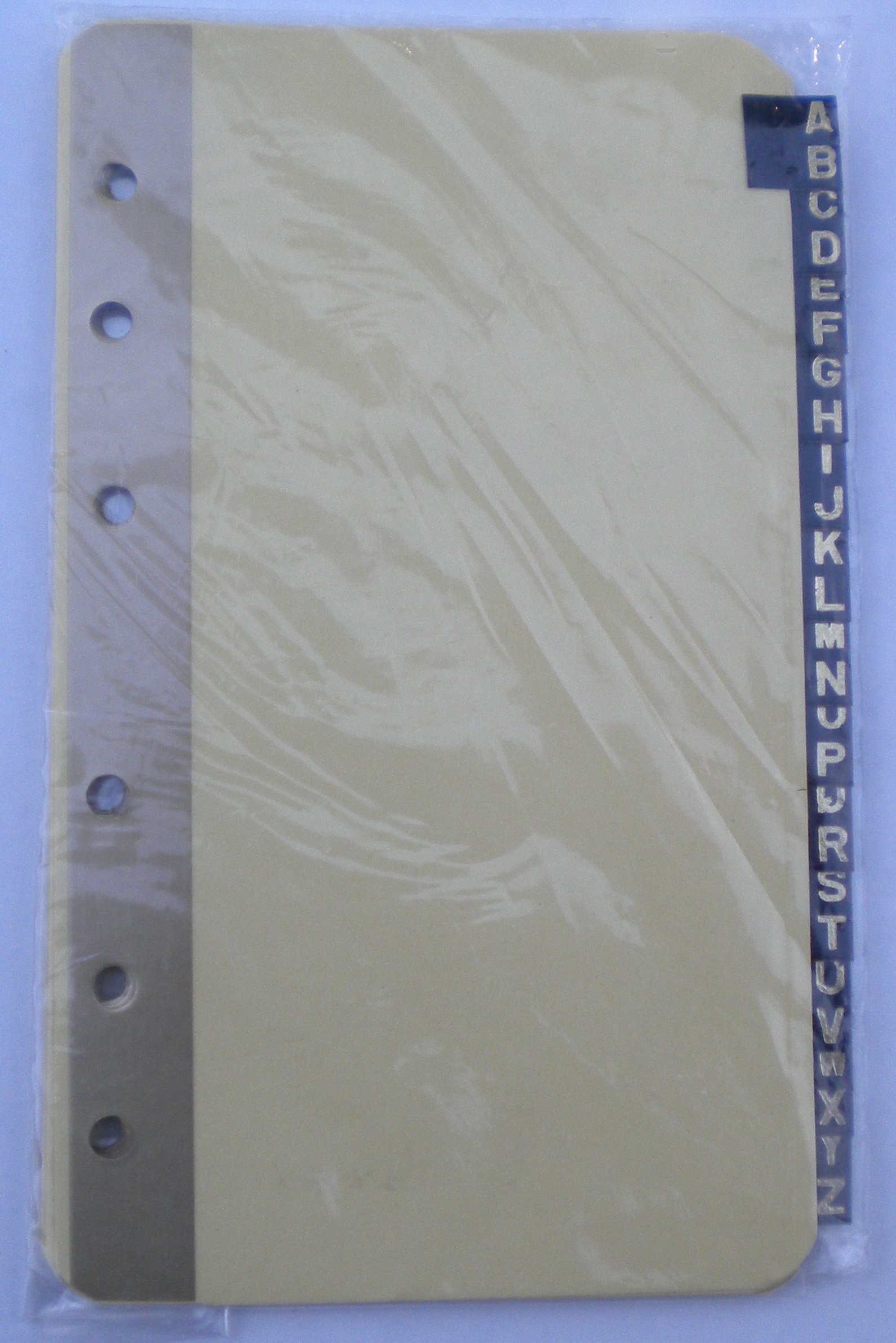 A-Z Index Dividers for Mead 3.5" x 6" 6-Ring Binders (46032), 13-Tab Set