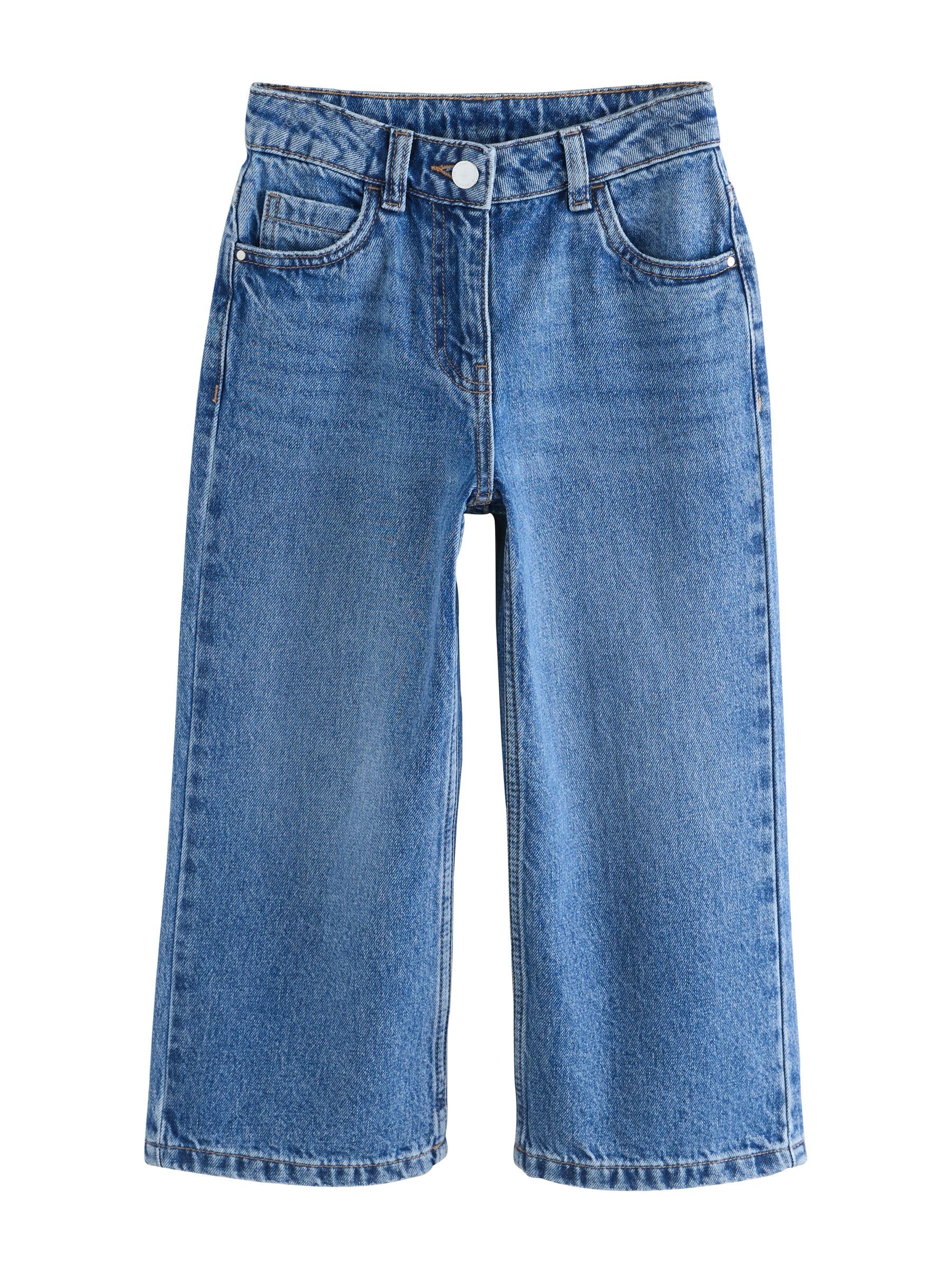 NEXT Mädchen Weit geschnittene Jeans