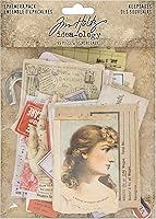 Vista 1 de Tim Holtz, Advantus Ephemera Pack Recuerdos Impresos, Multicolor, Versión Original