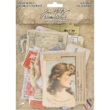Tim Holtz, Advantus Ephemera Pack Keepsakes Printed Memorabilia, multicolor, Original Version