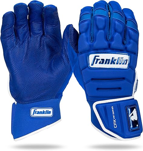 Miniatura 8 de Franklin Sports CFX Pro PRT - Guantes de bateo protectores resistentes