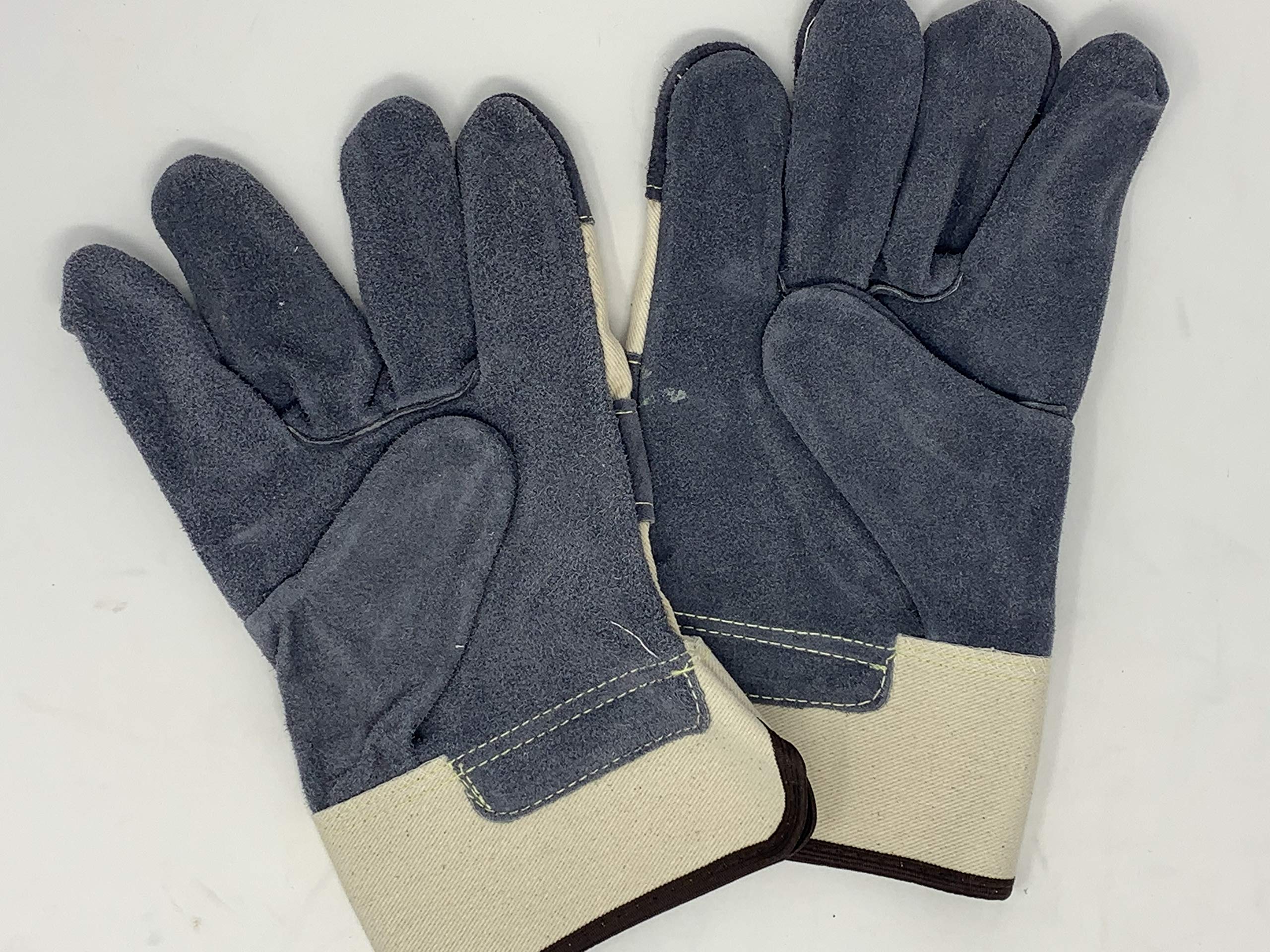 Premium Leather Work Gloves 7CM Safety Cuff