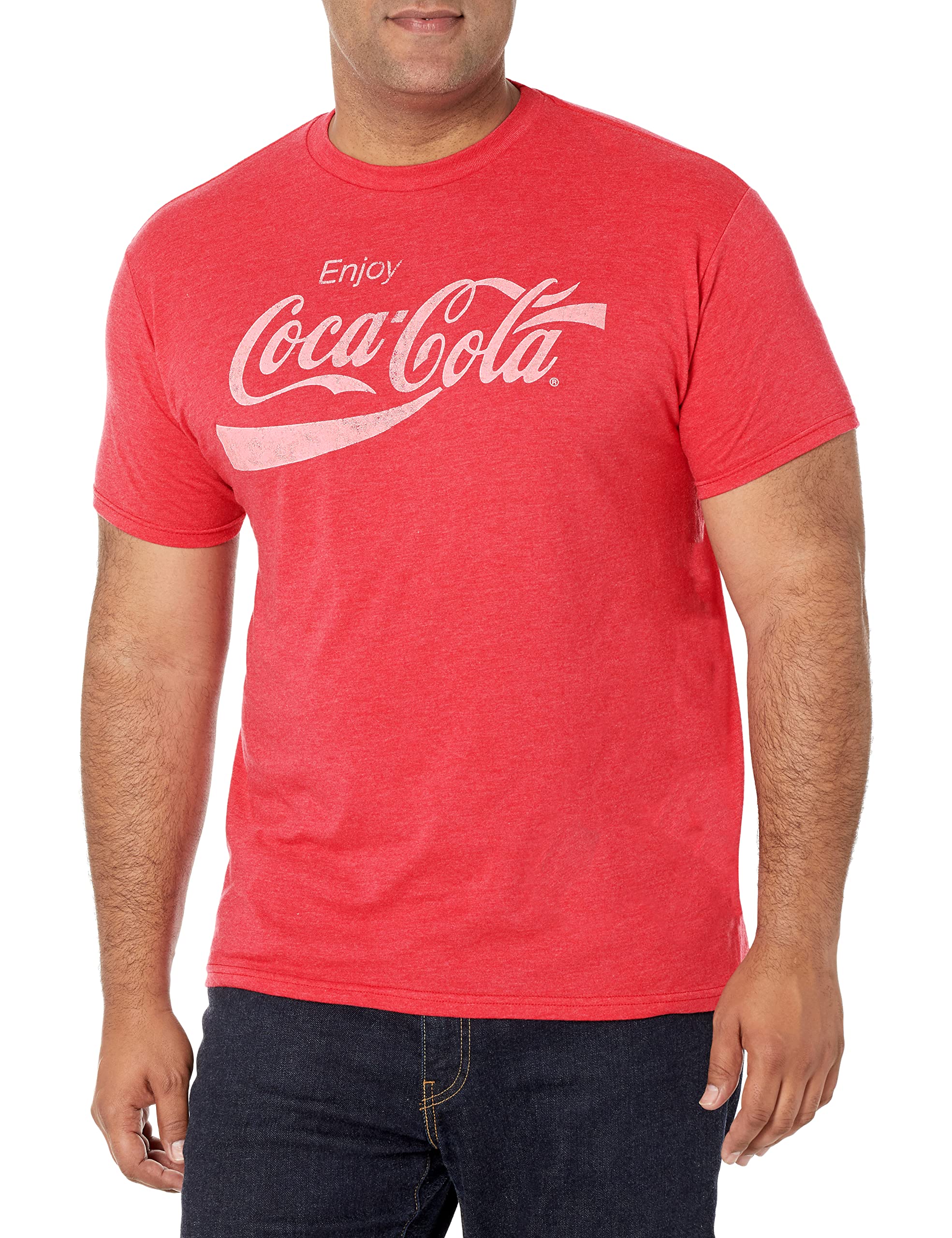 Coca-Cola Men's Coke Classic Vintage Logo T-shirt